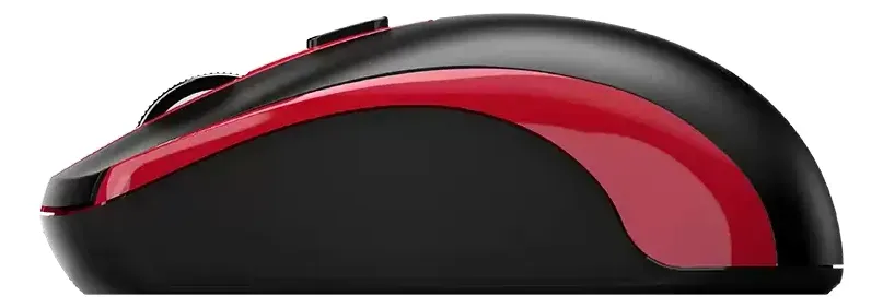 MOUSE ERGONÓMICO GENIUS ECO-8150 RECARGABLE ROJO, vista 3